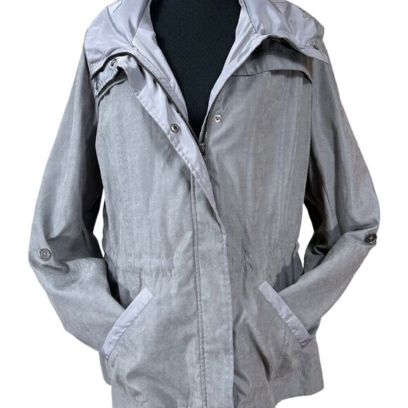 MO-KA by Santa Fe Apparel Lillian Gray Lightweight Full Zip Jacket Size L - Picture 1 of 12